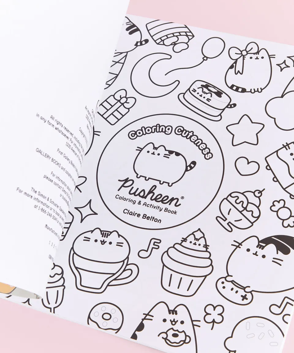coloring_cuteness_a_pusheen_coloring__activity_book_7.webp Sale Coloring Cuteness: A Coloring & Activity Book Books & Stationery