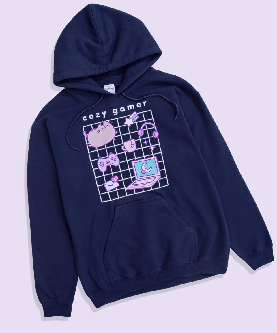 gaming_pusheen_hoodie_2.webp Fashion Gaming Hoodie Gaming | Guys & Unisex