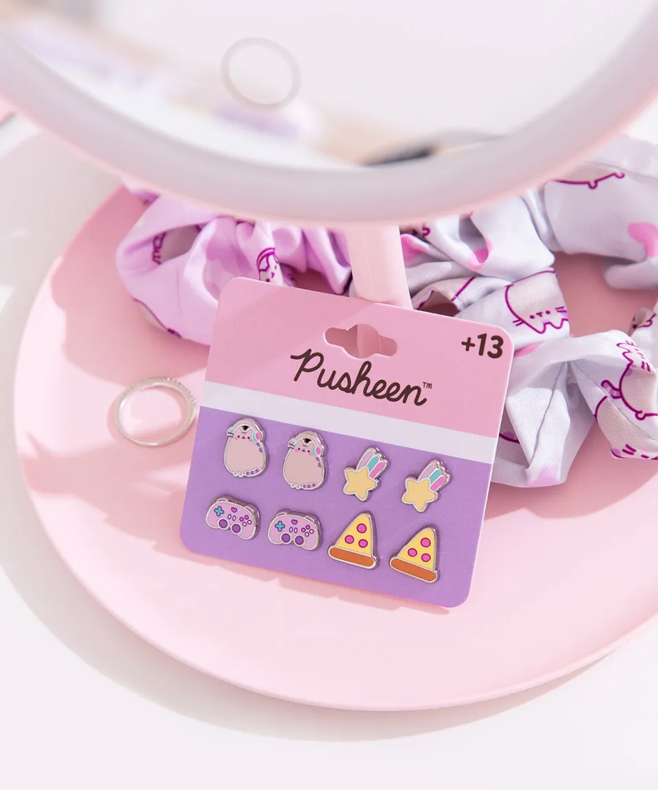 gaming_pusheen_pack_stud_earrings_set_4.webp Cheap Gaming 4-Pack Stud Earrings Set Jewelry | Gaming
