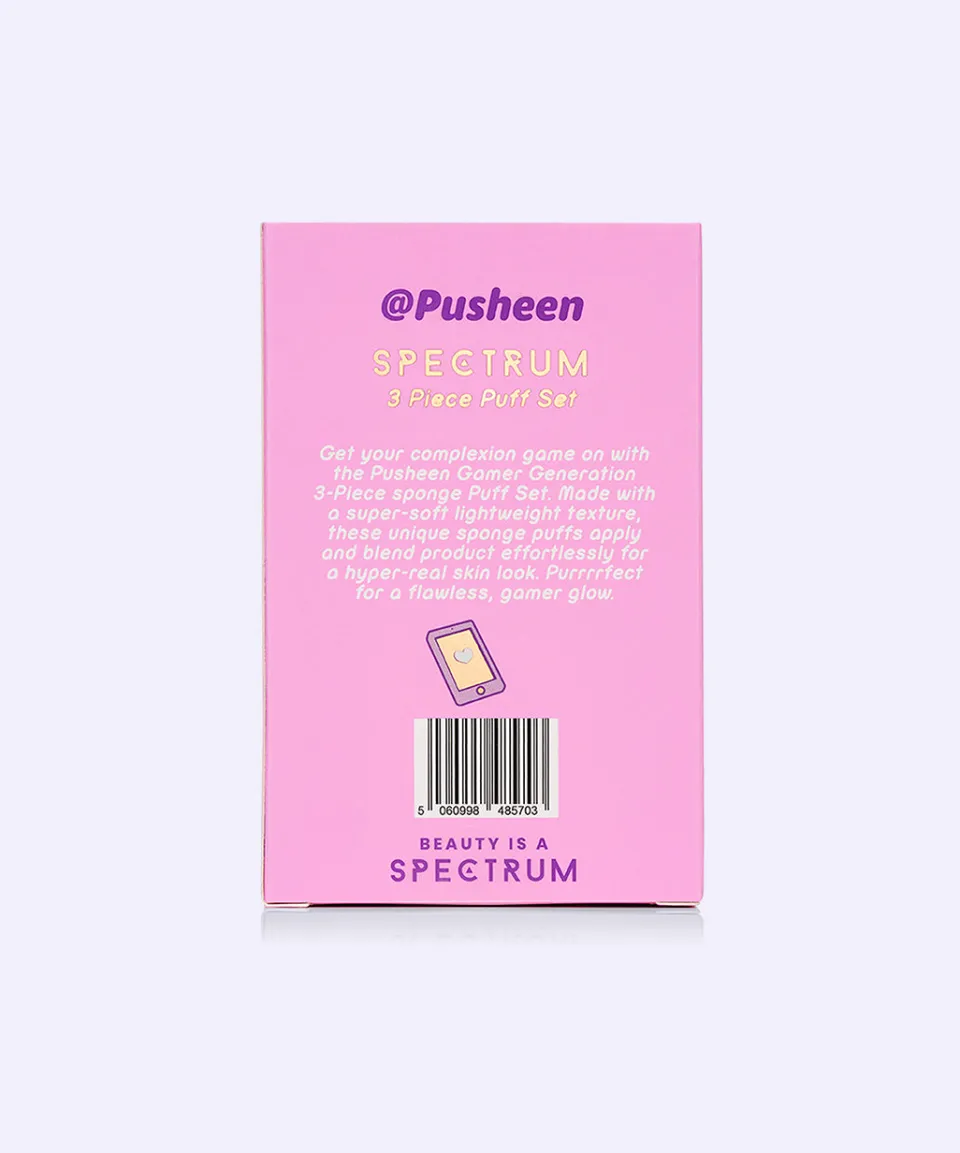 gaming_pusheen_piece_makeup_puffs_set_4.webp New Gaming 3-Piece Makeup Puffs Set Bed & Bath | Beauty & Skincare