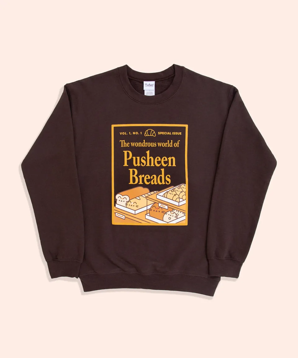 pusheen_breads_unisex_sweatshirt_2.webp Outlet Breads Unisex Sweatshirt Guys & Unisex | Hoodies & Sweaters