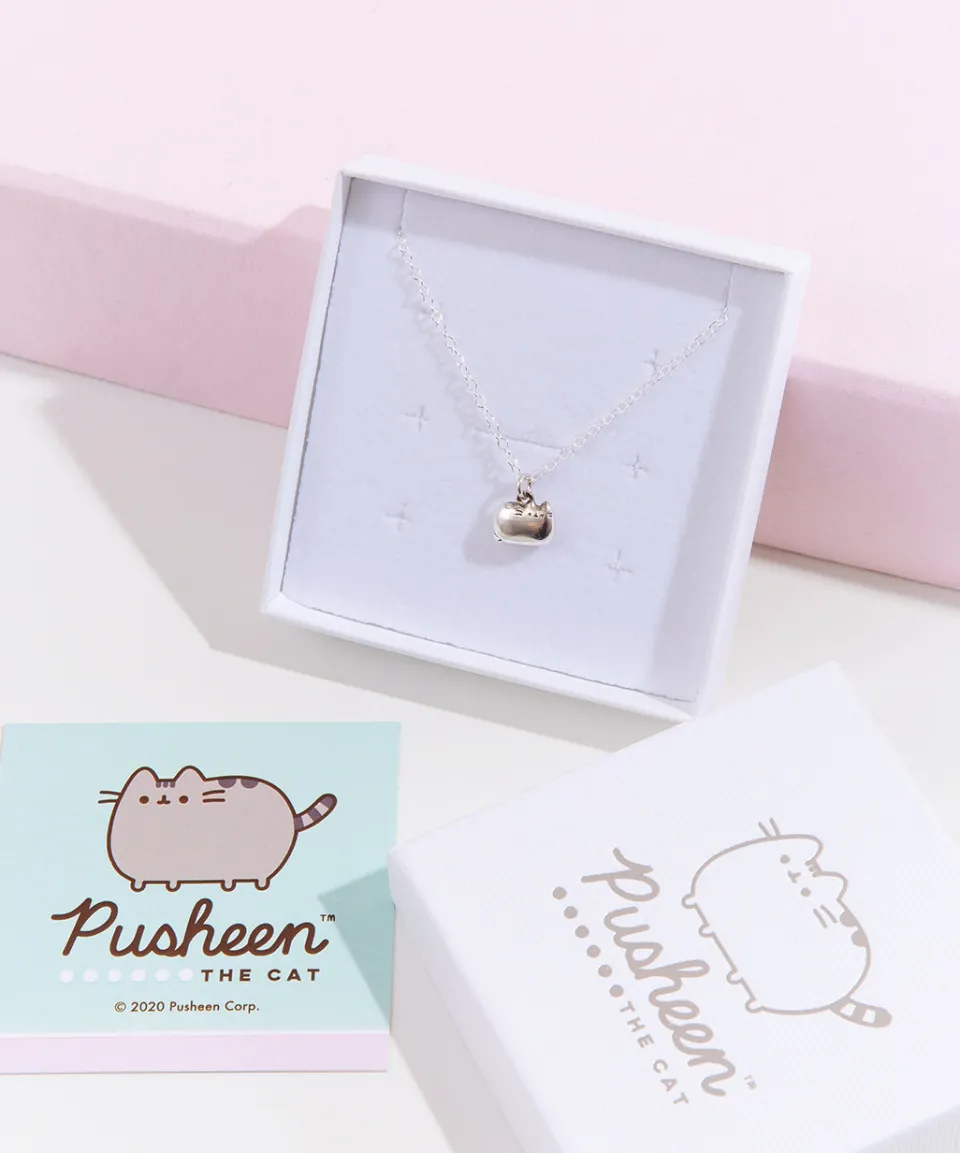 pusheen_charm_necklace_3.webp Clearance Charm Necklace Jewelry