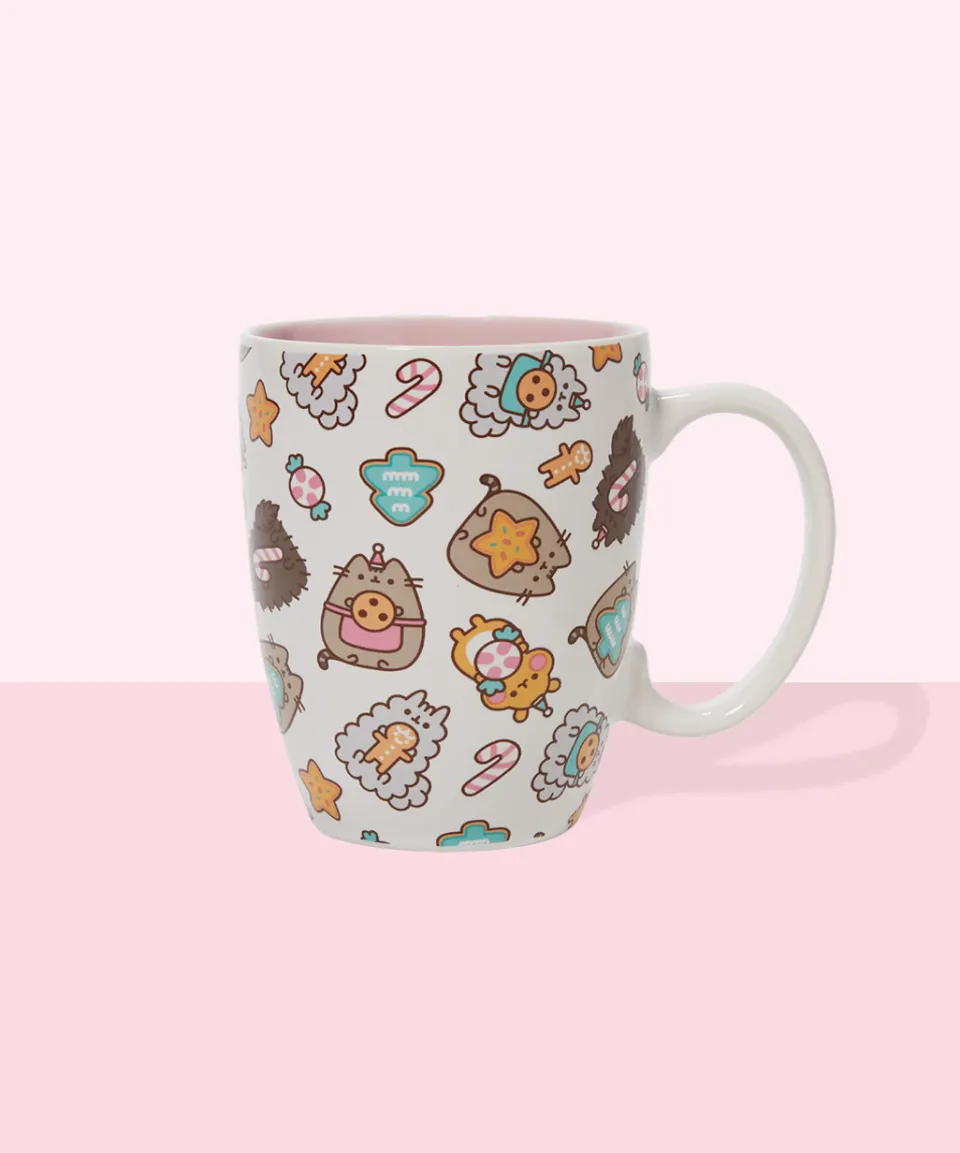pusheen_christmas_cookie__friends_mug_4.webp Best Christmas Cookie & Friends Mug Kitchen & Pet