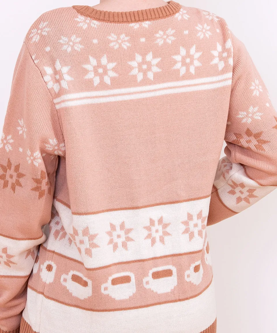 pusheen_coffee_break_unisex_knit_sweater_3.webp Shop Coffee Break Unisex Knit Sweater Guys & Unisex | Hoodies & Sweaters