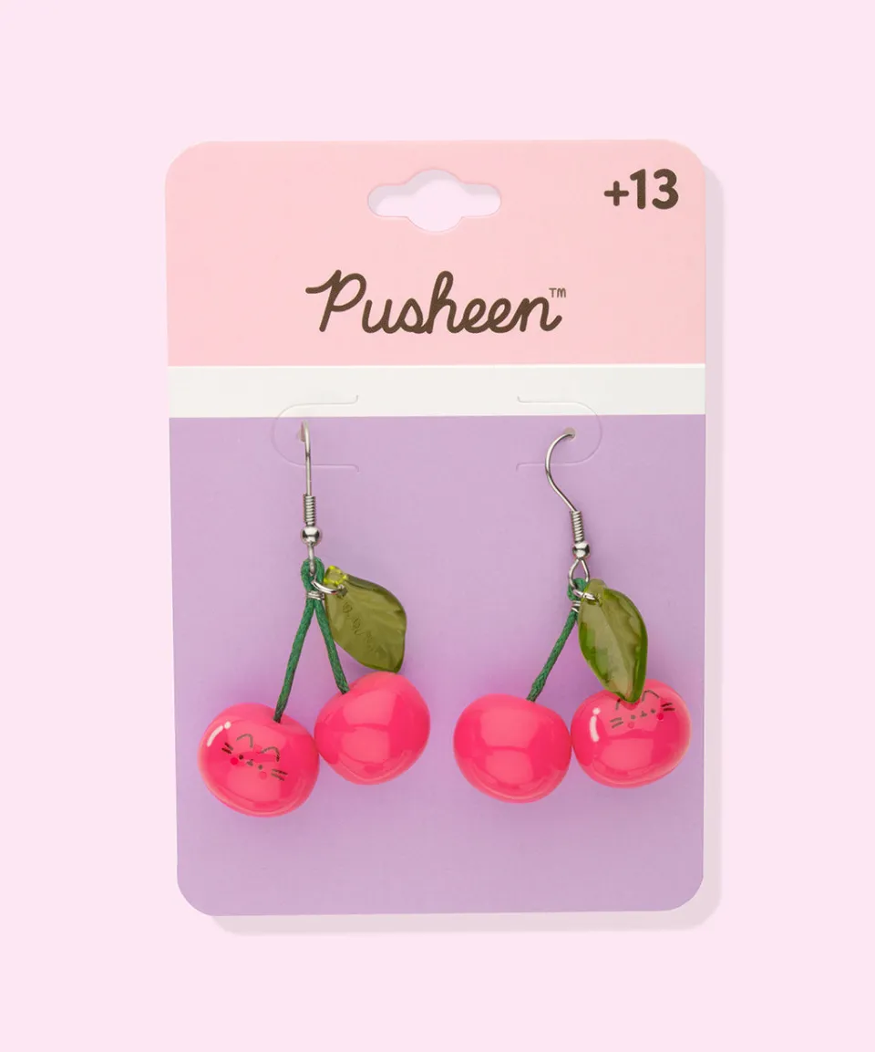 pusheen_fruits_cherry_dangle_earrings_2.webp Cheap Fruits Cherry Dangle Earrings Fruits | Jewelry