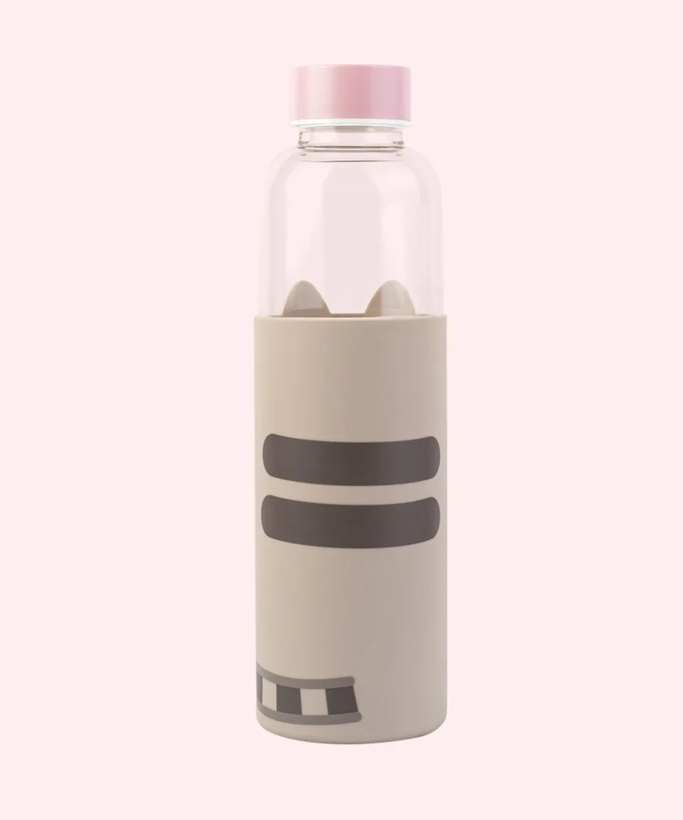 pusheen_glass_water_bottle_4.webp Flash Sale Glass Water Bottle Kitchen & Pet