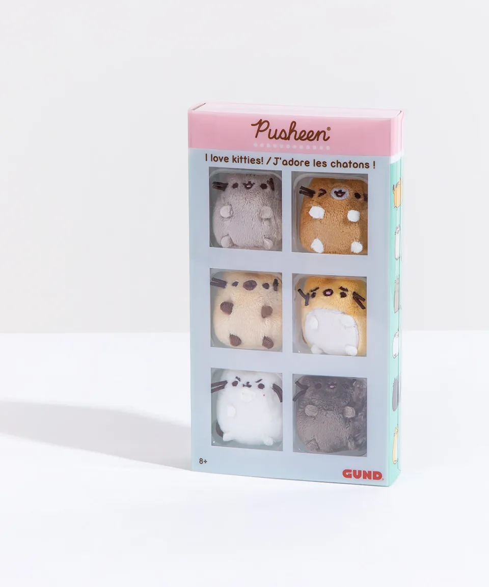 pusheen_i_love_kitties_plush_collectors_set_3.webp Clearance I Love Kitties Plush Collectors Set Plush & Squisheens