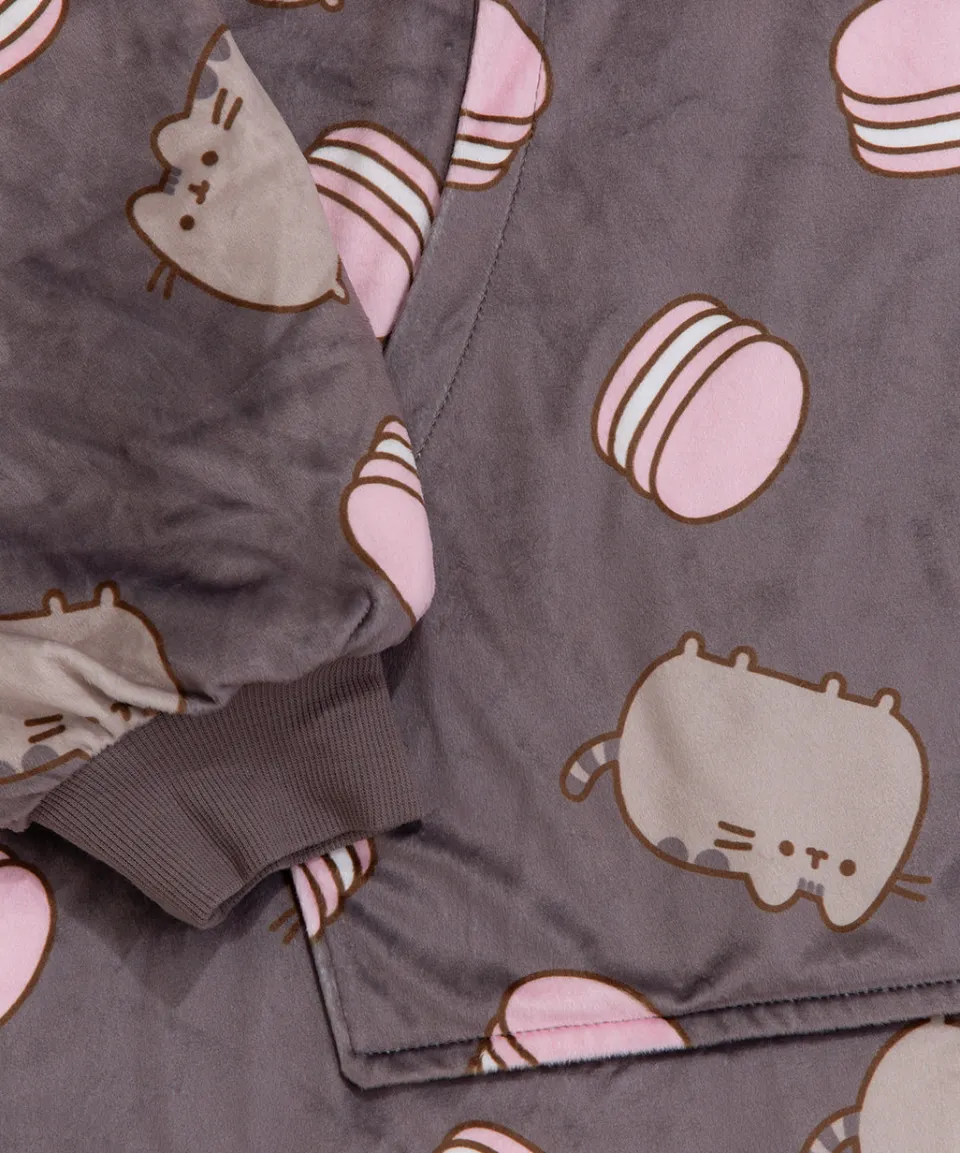 pusheen_macaron_wearable_blanket_hoodie_3.webp Best Sale Macaron Wearable Blanket Hoodie Guys & Unisex | Hoodies & Sweaters