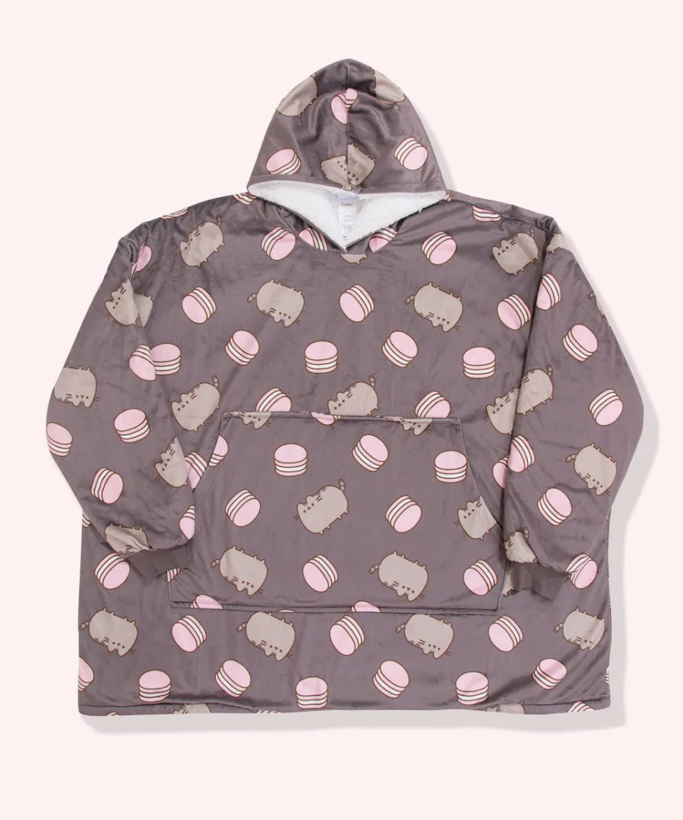 pusheen_macaron_wearable_blanket_hoodie_5.webp Best Sale Macaron Wearable Blanket Hoodie Guys & Unisex | Hoodies & Sweaters