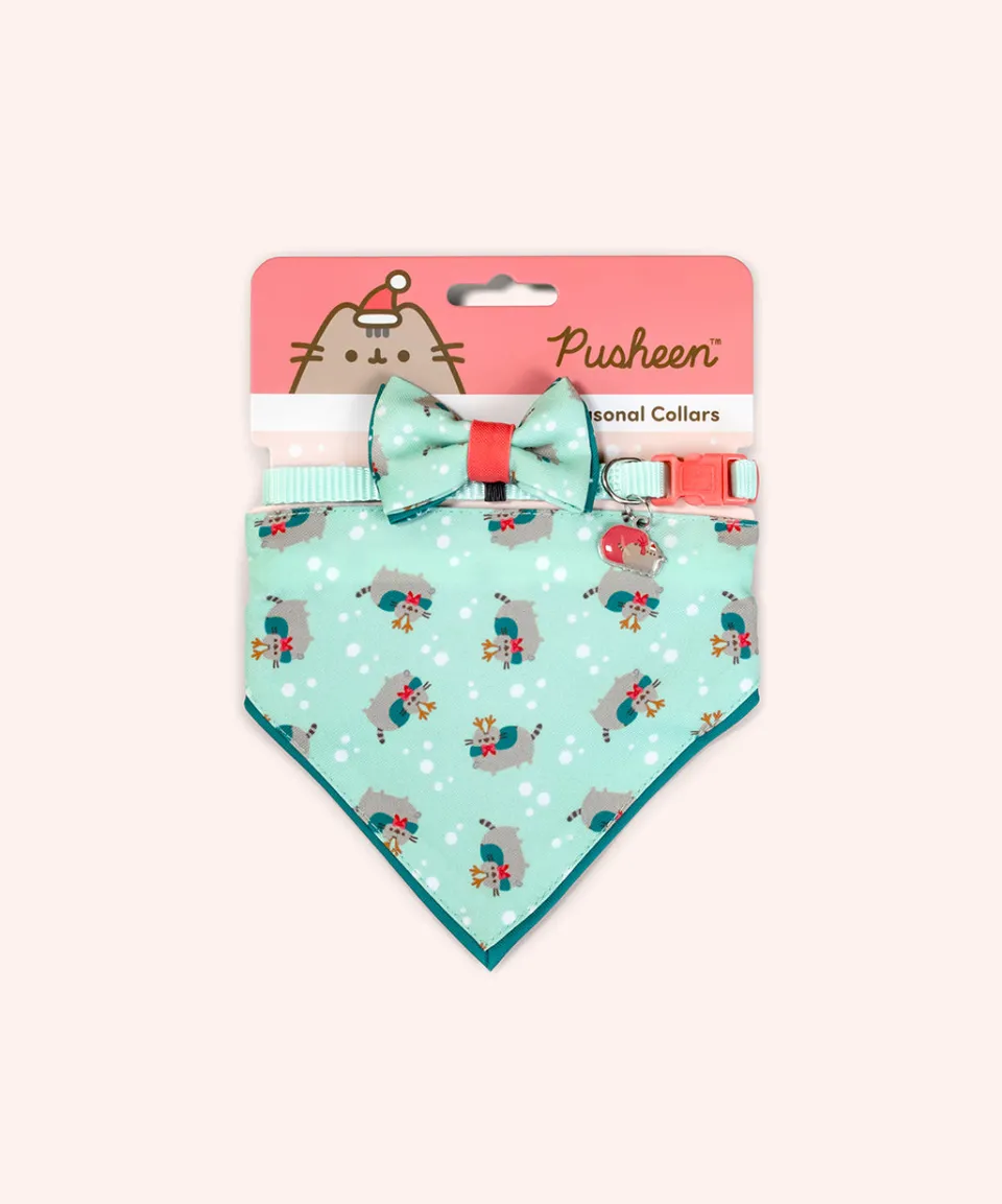 pusheen_pet_reindeer_collar__bandana_set_2.webp Clearance Pet Reindeer Collar & Bandana Set Kitchen & Pet