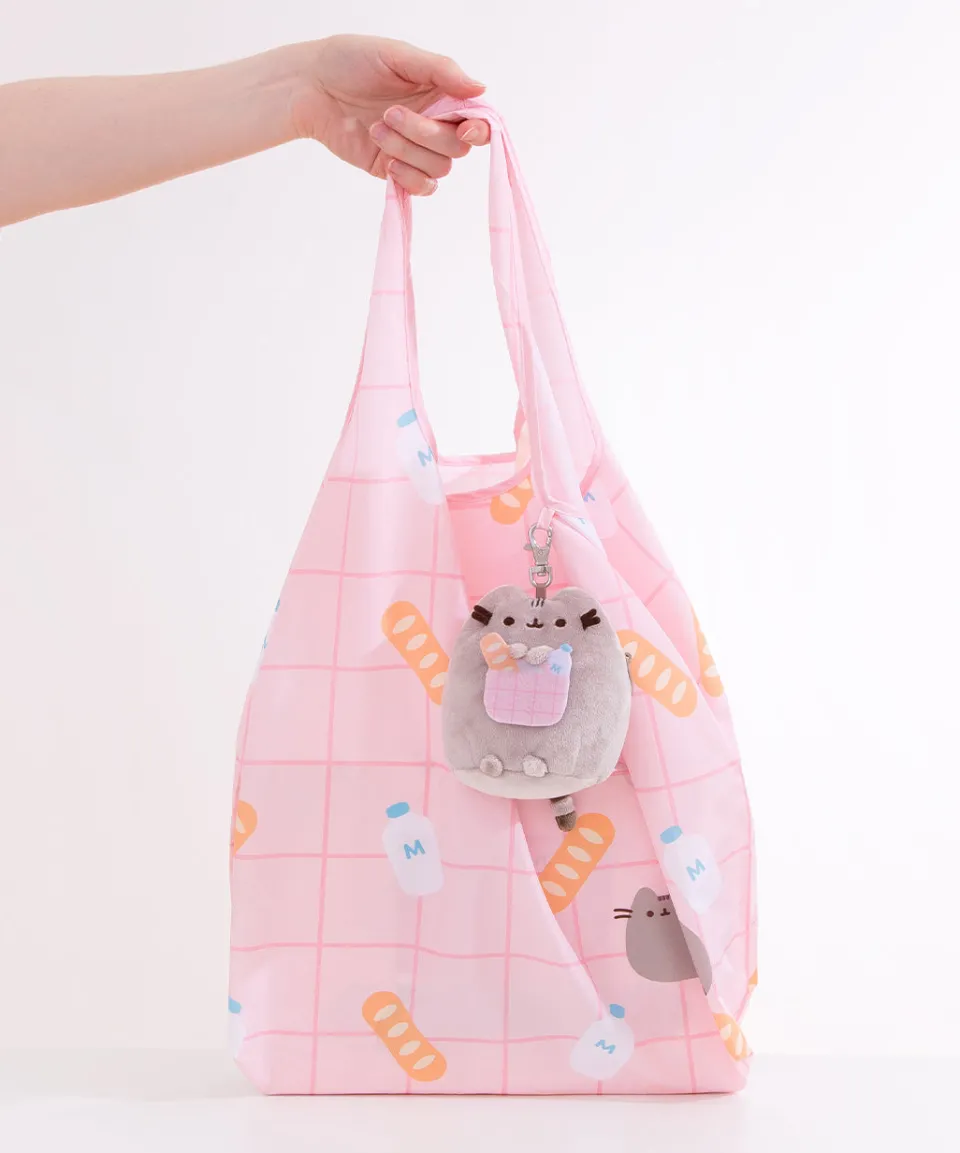 pusheen_reusable_bag_keychain_plush_12.webp Outlet Reusable Bag Keychain Plush Plush & Squisheens | Bags & Cases