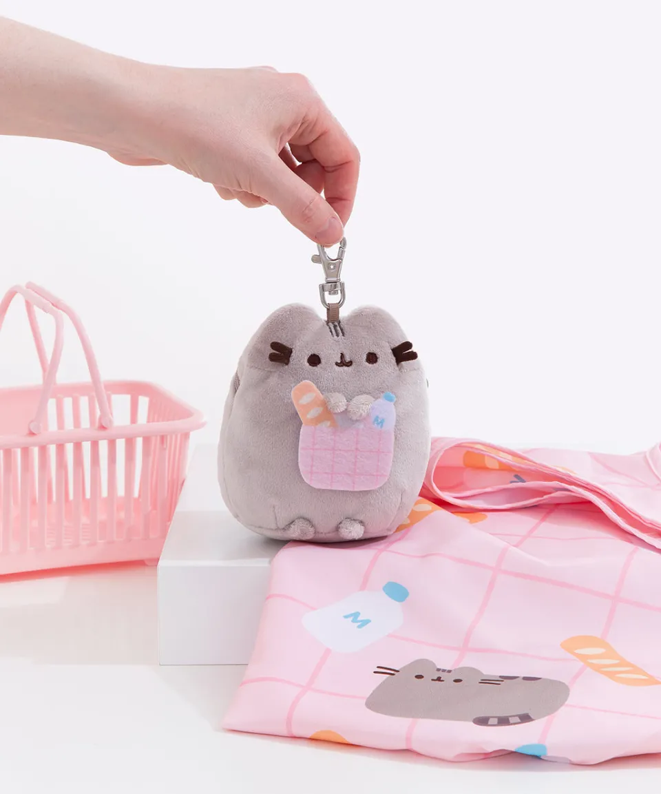 pusheen_reusable_bag_keychain_plush_3.webp Outlet Reusable Bag Keychain Plush Plush & Squisheens | Bags & Cases