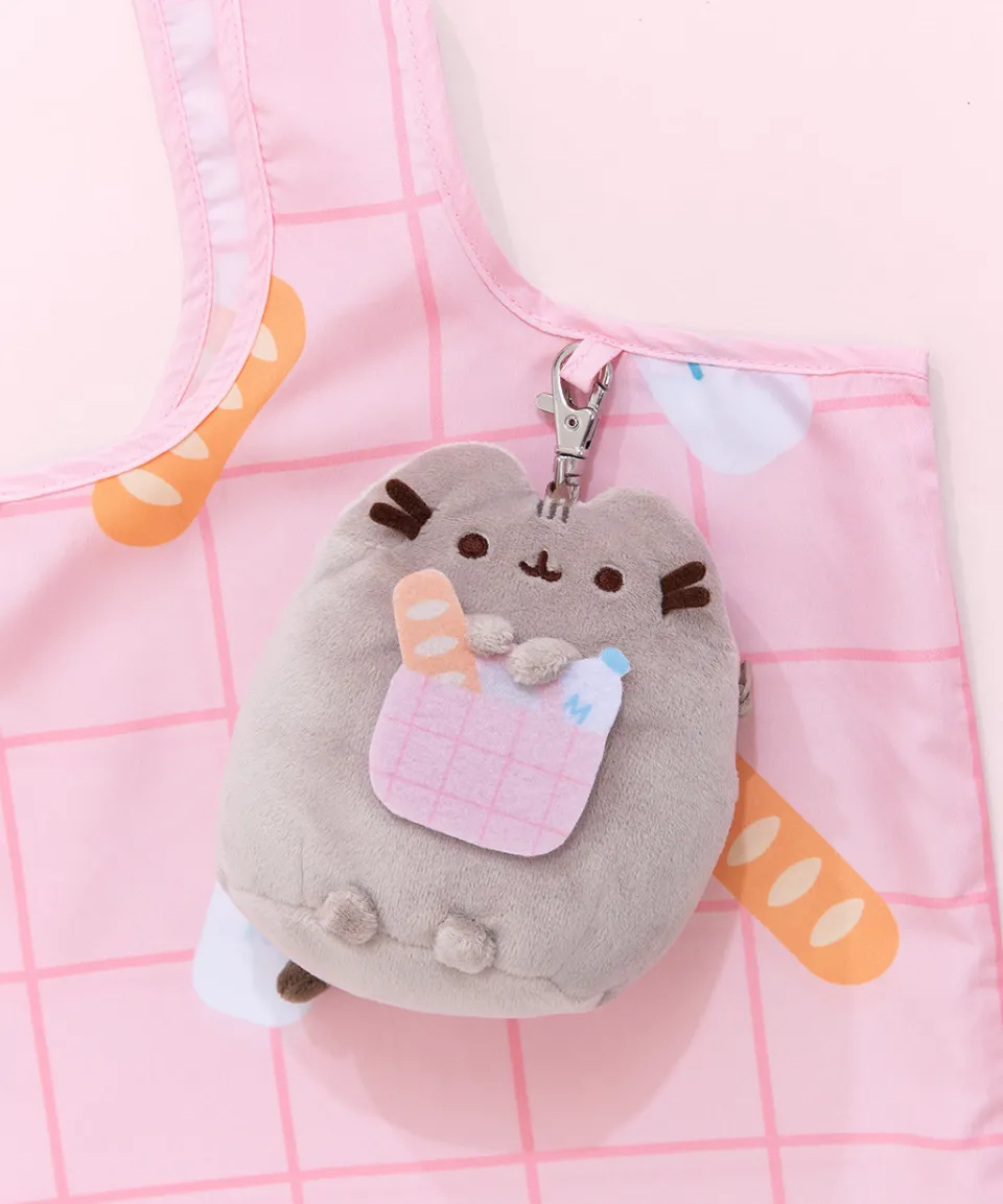 pusheen_reusable_bag_keychain_plush_4.webp Outlet Reusable Bag Keychain Plush Plush & Squisheens | Bags & Cases