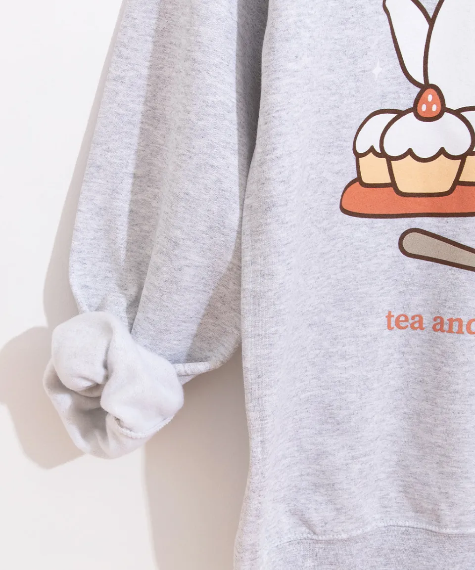 pusheen_tea_society_unisex_sweatshirt_3.webp Online Tea Society Unisex Sweatshirt Guys & Unisex | Hoodies & Sweaters