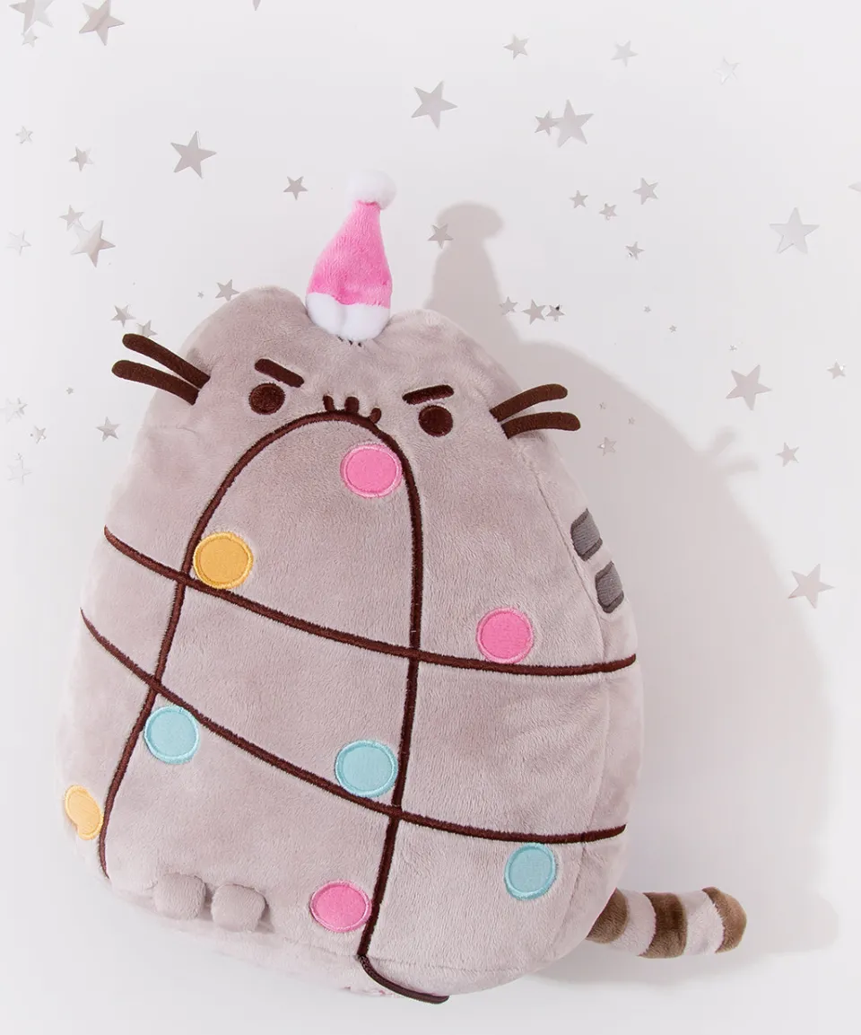 pusheen_with_christmas_lights_6.webp Cheap with Christmas Lights Plush & Squisheens