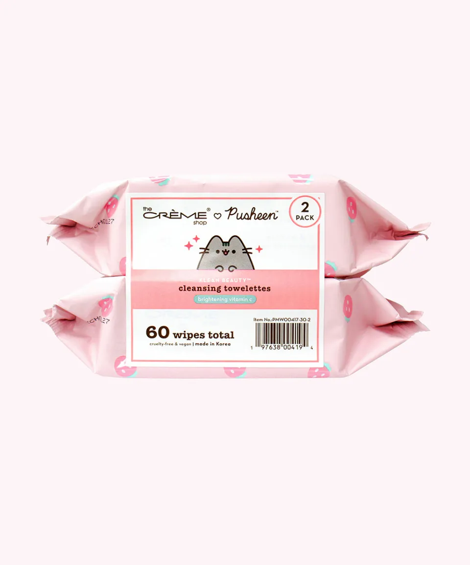 the_crme_shop_x_pusheen_cleansing_towelettes__pack_3.webp Outlet The Crème Shop x Cleansing Towelettes - 2-pack Beauty & Skincare | Bed & Bath