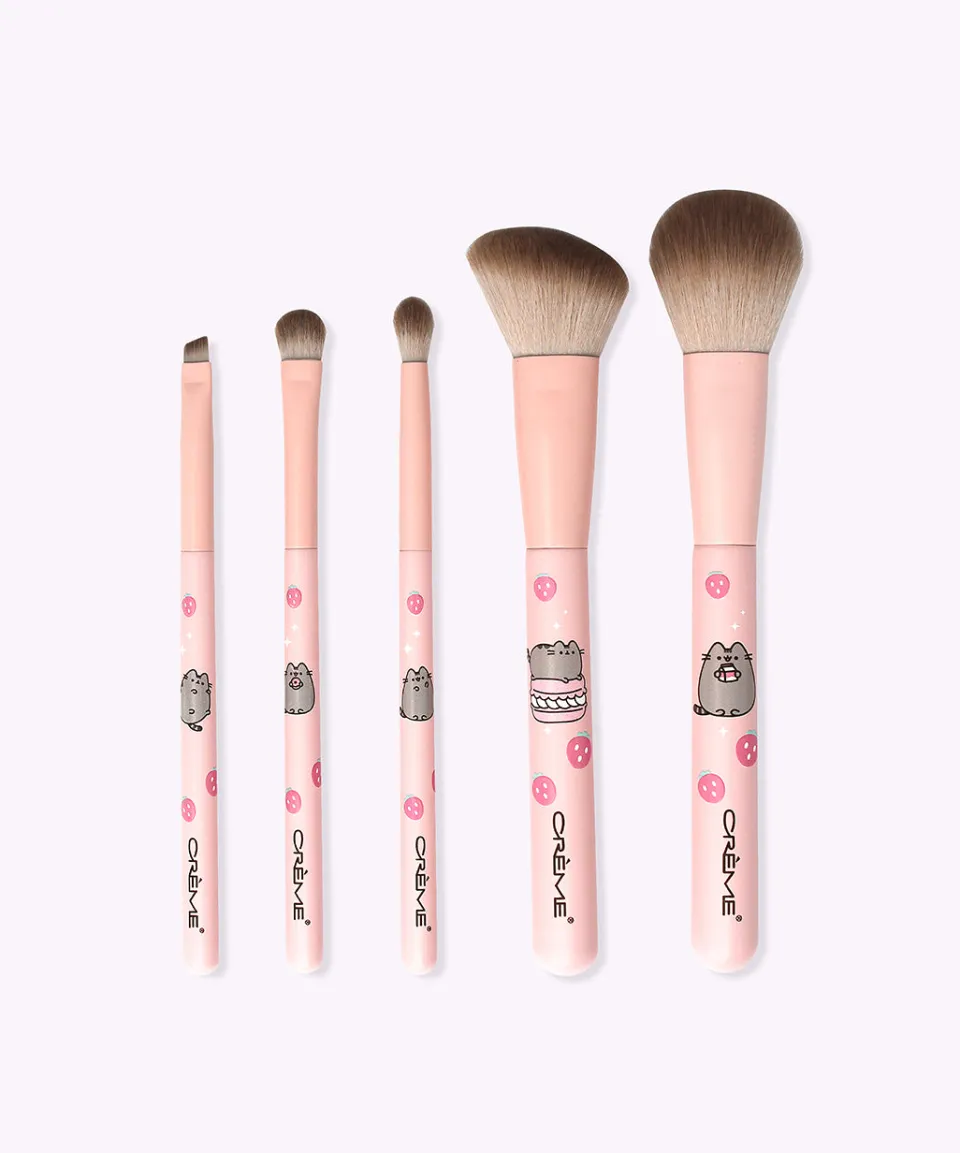 Sale The Crème Shop x 5-pc Makeup Brush Set Bed & Bath | Beauty & Skincare