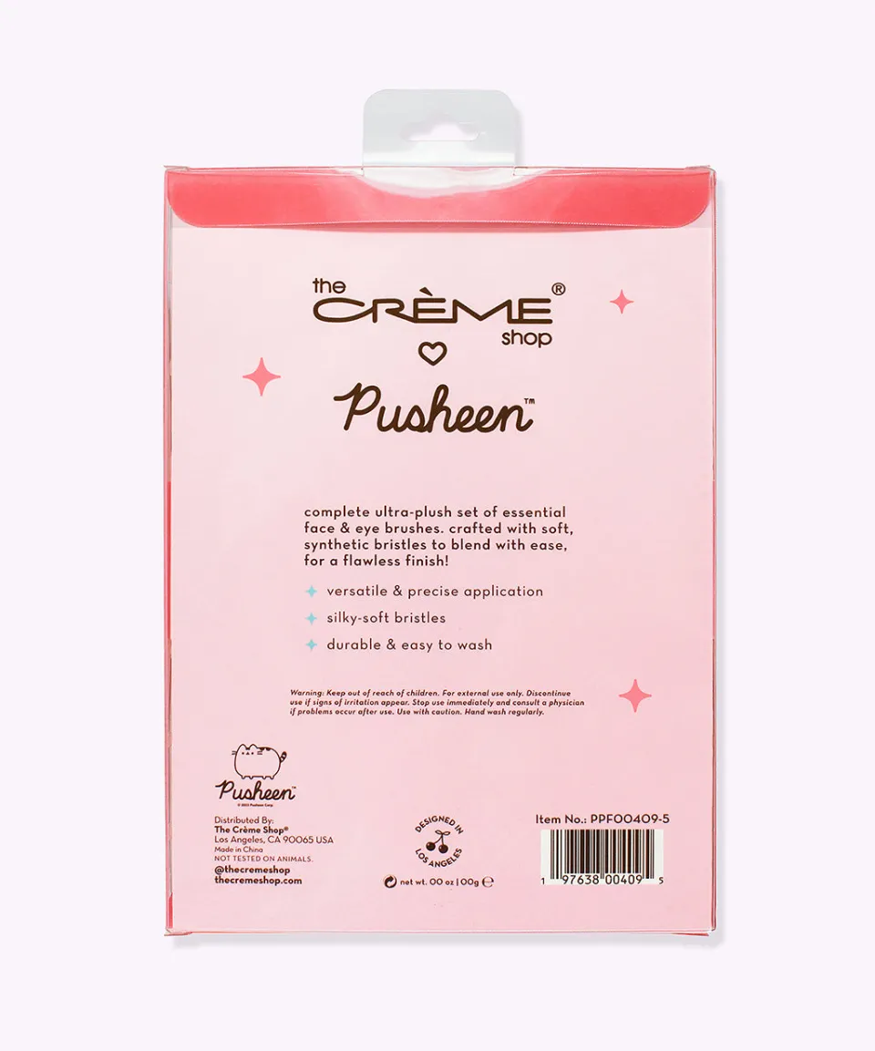 the_crme_shop_x_pusheen_pc_makeup_brush_set_2.webp Sale The Crème Shop x 5-pc Makeup Brush Set Bed & Bath | Beauty & Skincare