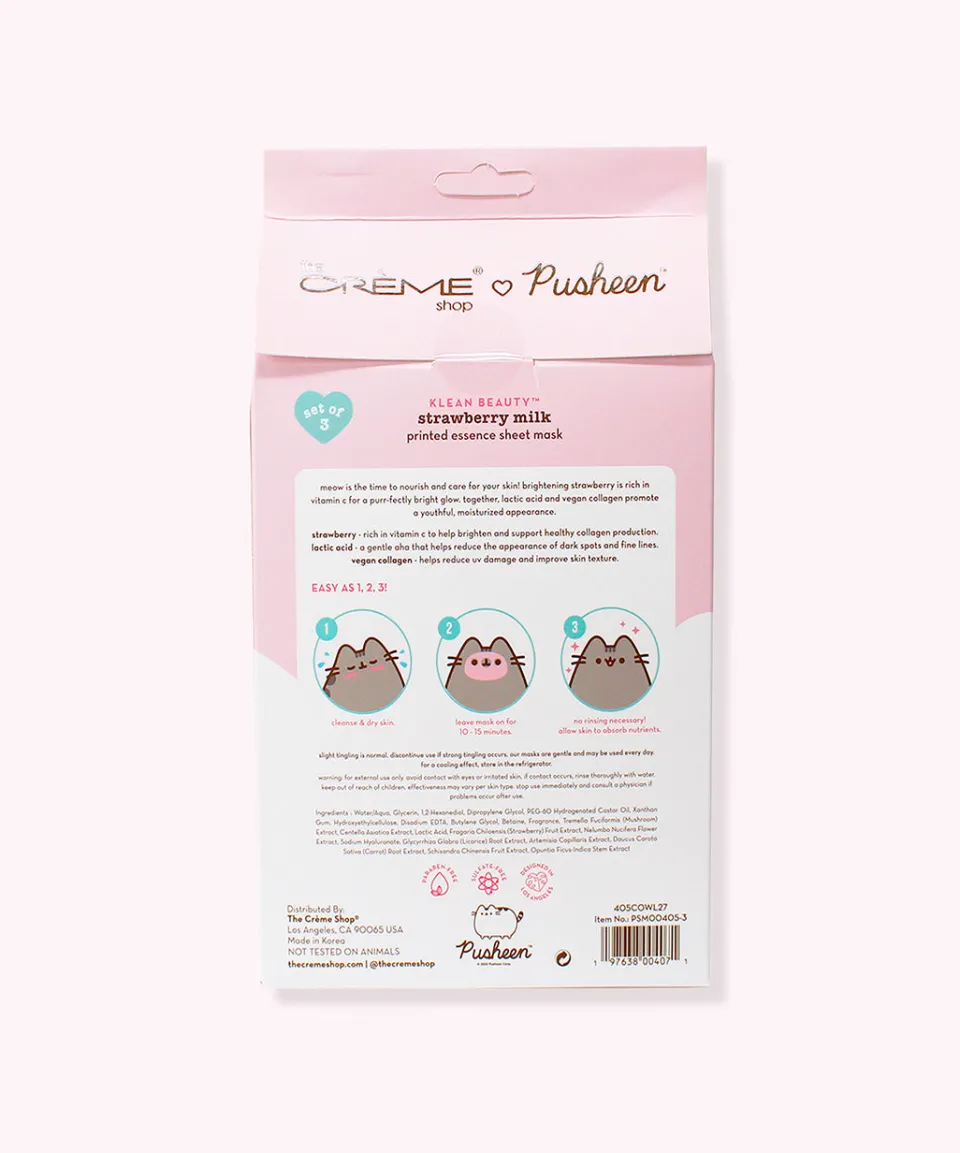 the_crme_shop_x_pusheen_sheet_masks__pack_4.webp Cheap The Crème Shop x Sheet Masks - 3-pack Bed & Bath | Beauty & Skincare