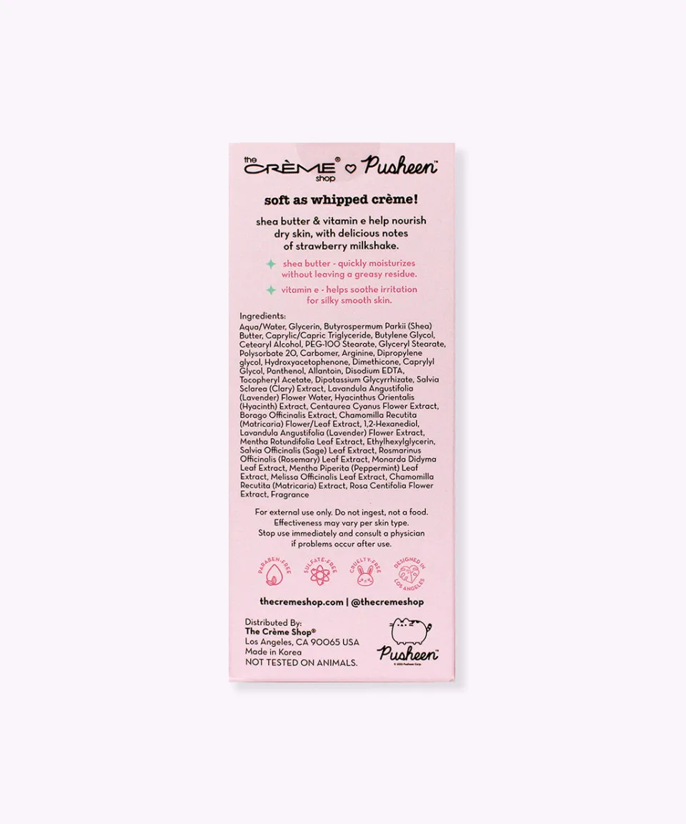the_crme_shop_x_pusheen_strawberry_milkshake_hand_crme_4.webp Cheap The Crème Shop x Strawberry Milkshake Hand Crème Bed & Bath | Beauty & Skincare